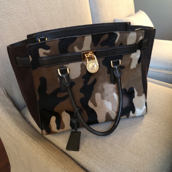 Michael Kors Hamilton Camouflage Bag